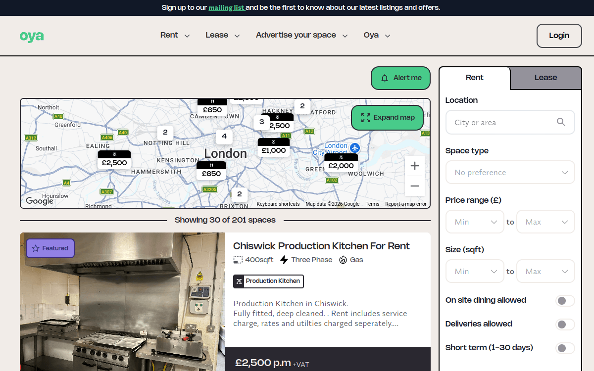 Screenshot of Oya